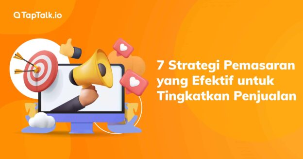 Ilustrasi strategi pemasaran usaha untuk meningkatkan penjualan dan branding